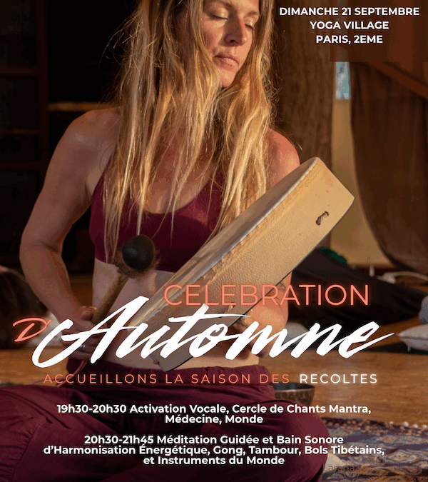 Soirée Célébration Équinoxe Automne & Nouvelle Lune avec Marie Milla, dimanche 21 septembre